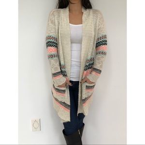 Myan patterned cardigan
